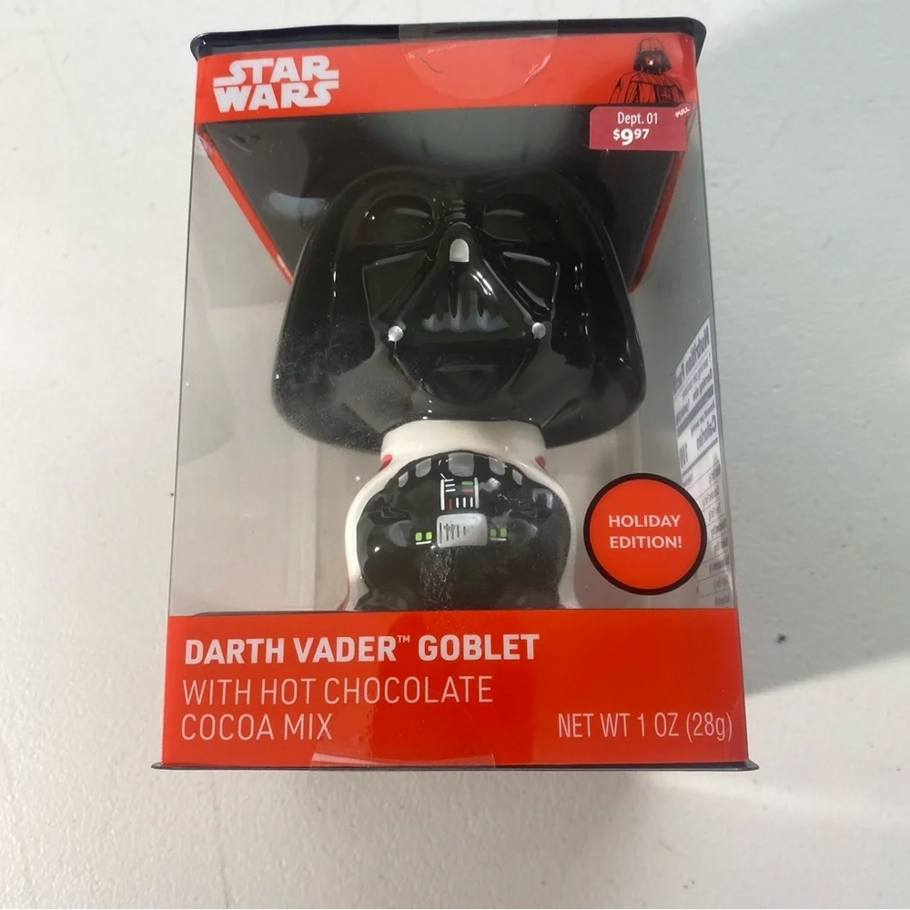Star Wars Darth Vader Holiday Goblet‎ with Hot Chocolate Mix – Collectible Mug